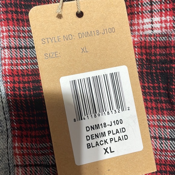Plaid Denim Jacket - Picture 6 of 7